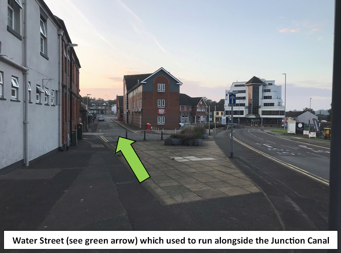 Penultimate stretch of Newcastle canal