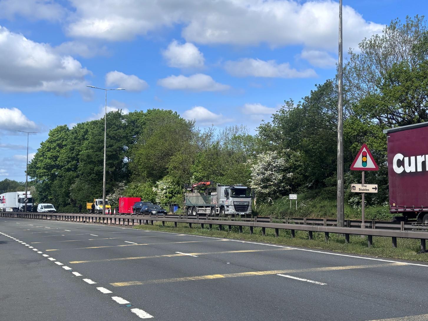 A500 eastbound lay by trading pitch