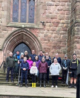 Audley churchyard volunteers