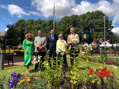 Regional judges with leader, mayor and mayoress