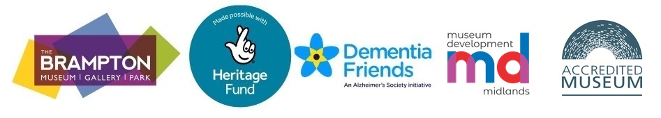 Brampton and lottery logos