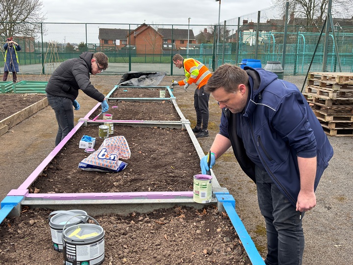 Community allotments in Chesterton
