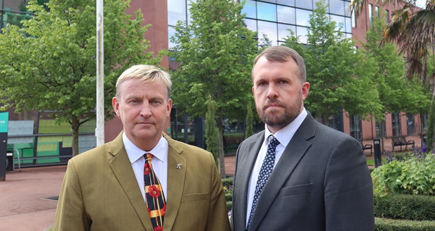 Image shows Leader Jonathan Gullis and Deputy Leader Graham Shaw.