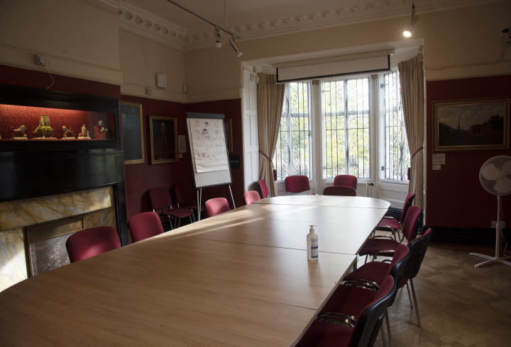 Drawing room at museum