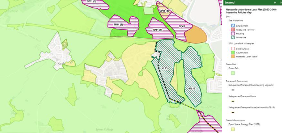 Figure 1: Newcastle-under-Lyme Local Plan Policies Map