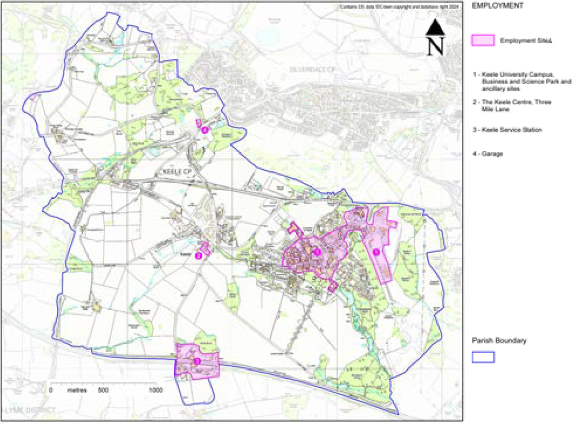 Figure 2: Key employment sites