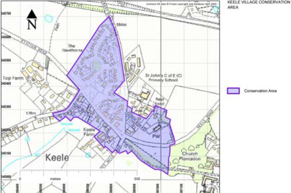 Figure 3: Keele Village conservation area