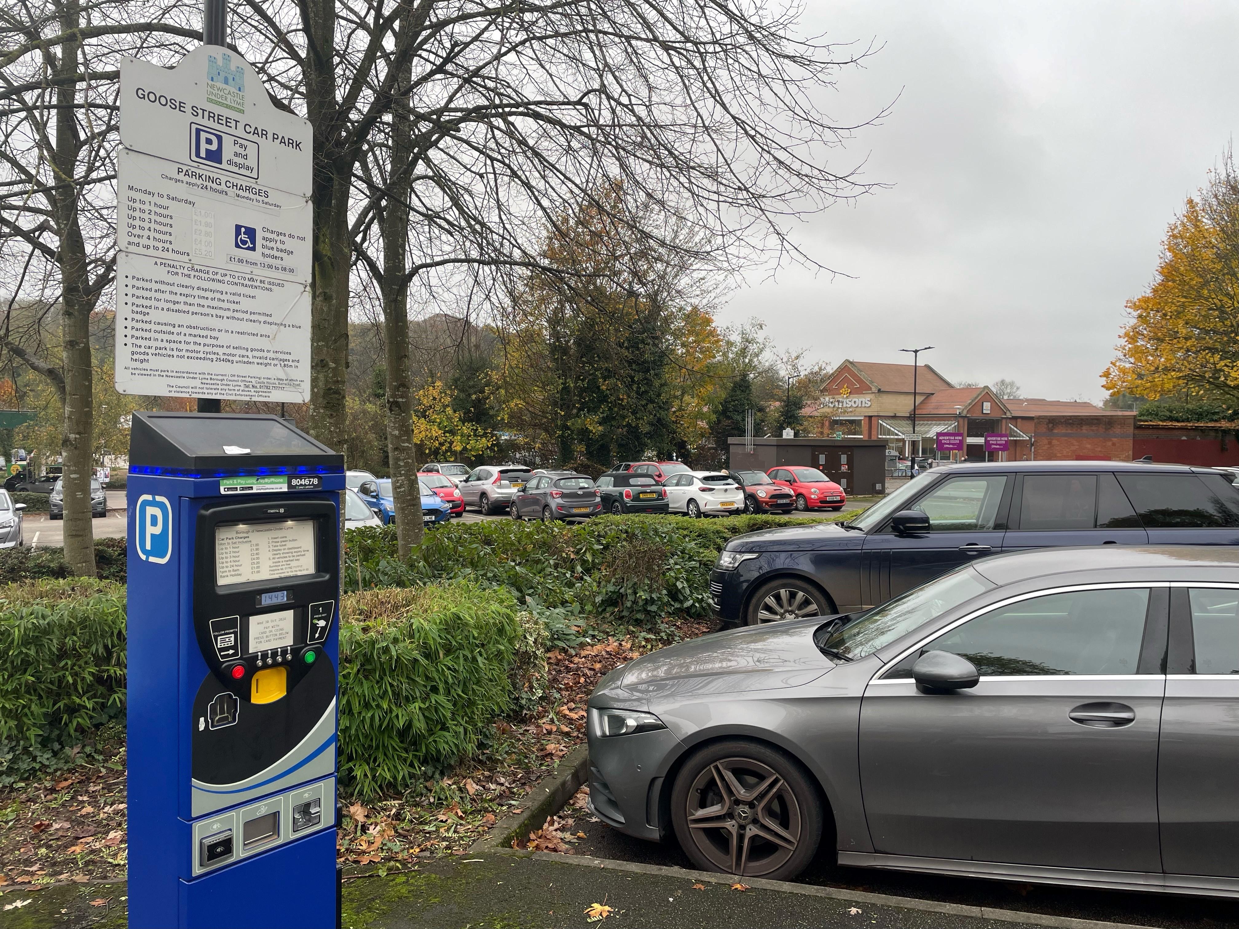 Motorists who prefer to use a cashless way to pay for parking will use RingGo on the council's open air car parks, like Goose Street pictured, from Thursday, 23 October.