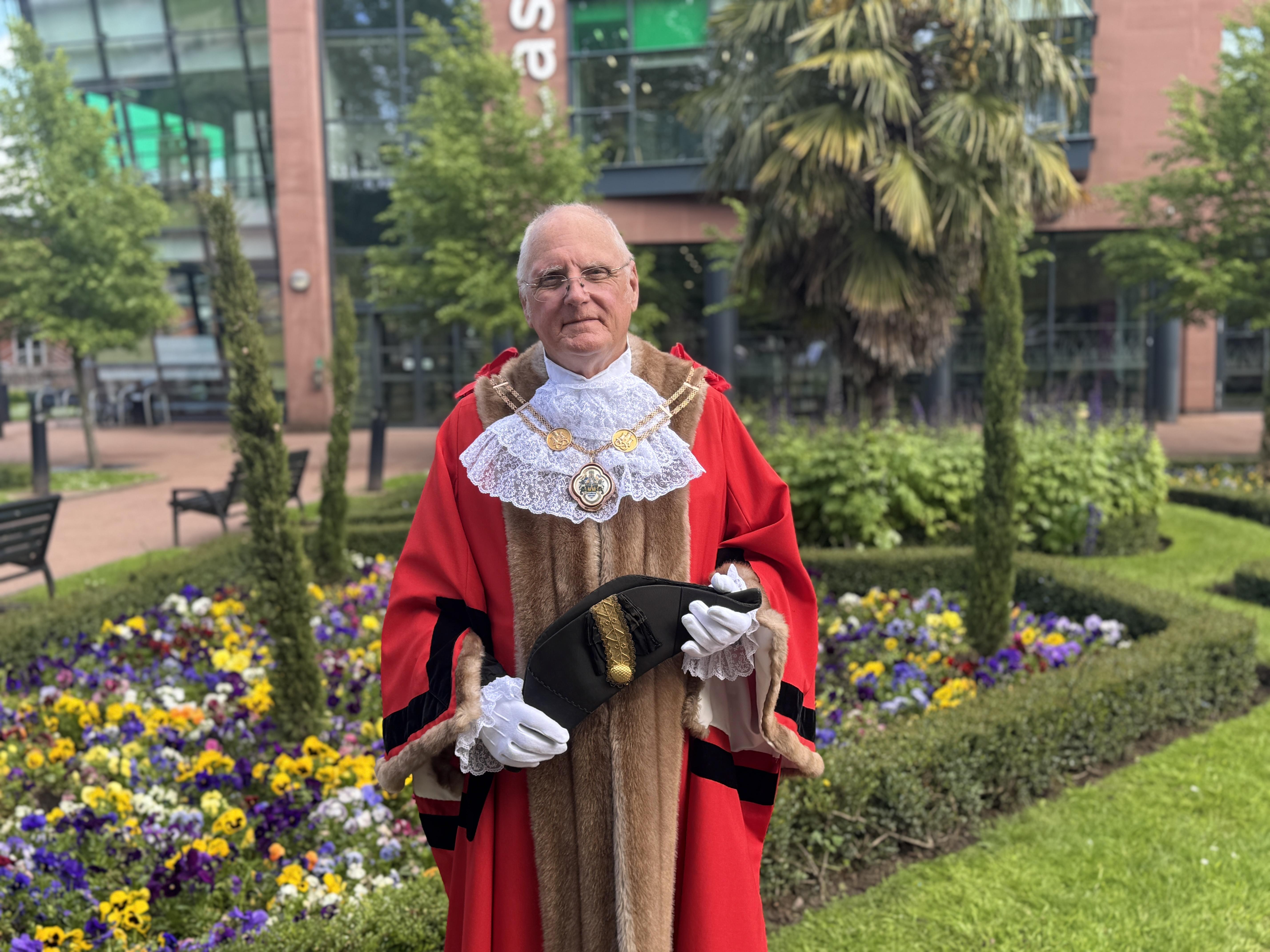 Cllr. Christopher Bailey is the Mayor of Newcastle-under-Lyme for 2026/27.