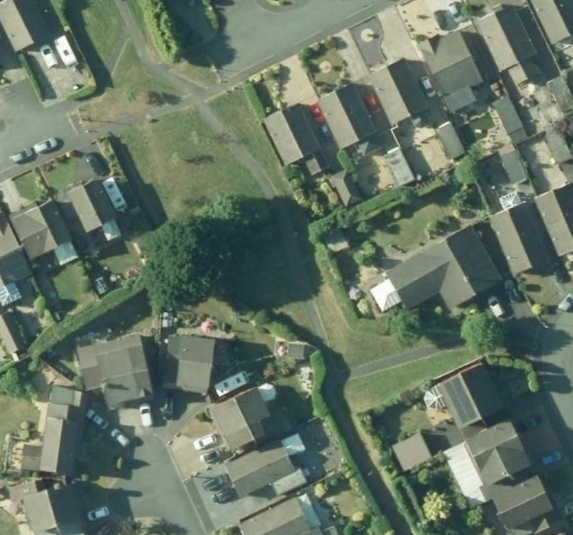 Aerial photo of Kennet Close