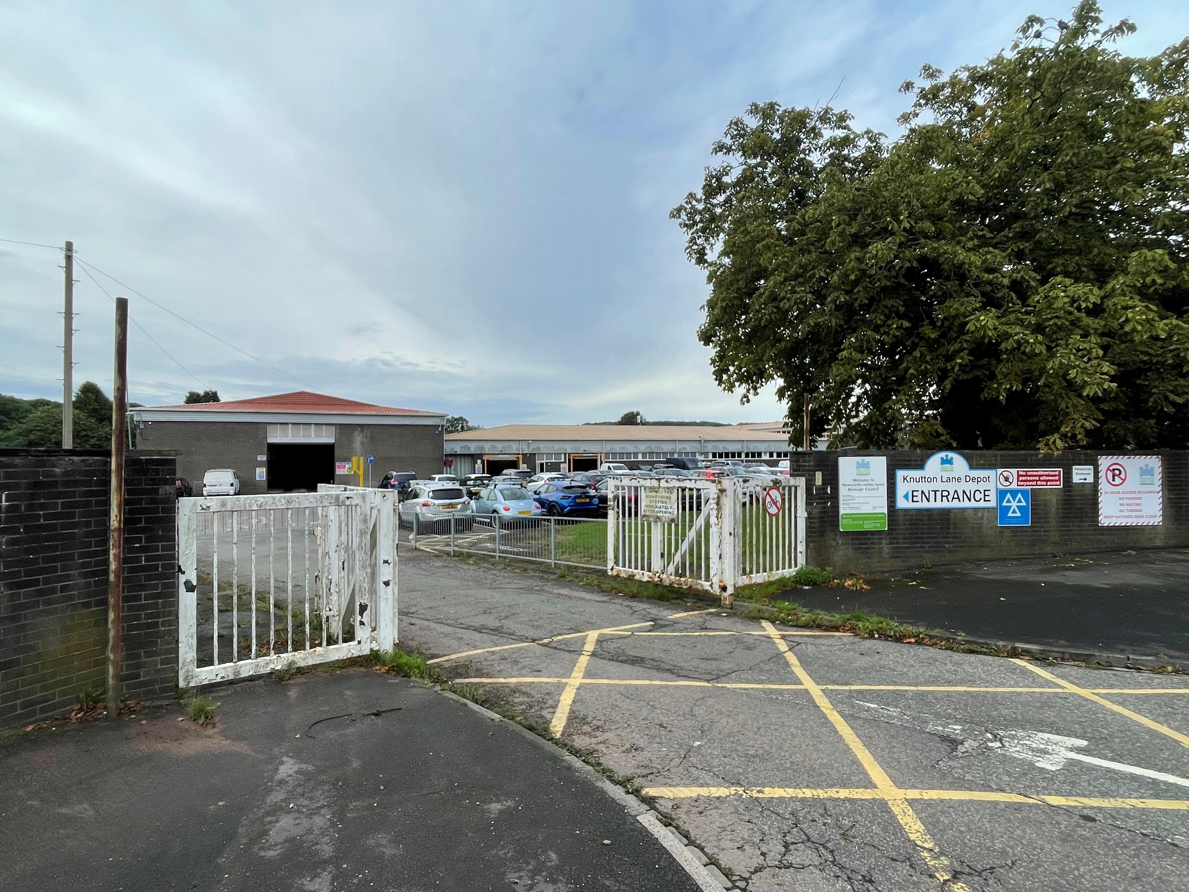 The council's Knutton Lane depot is in line for a £600,000 refurbishment.