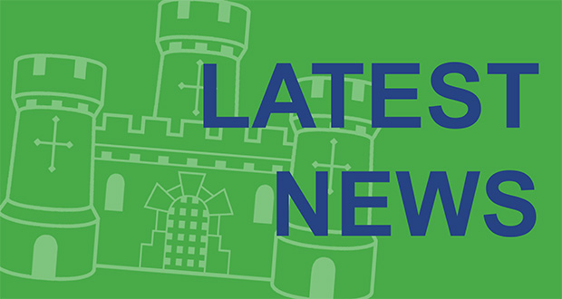 Image shows the words 'latest news'.