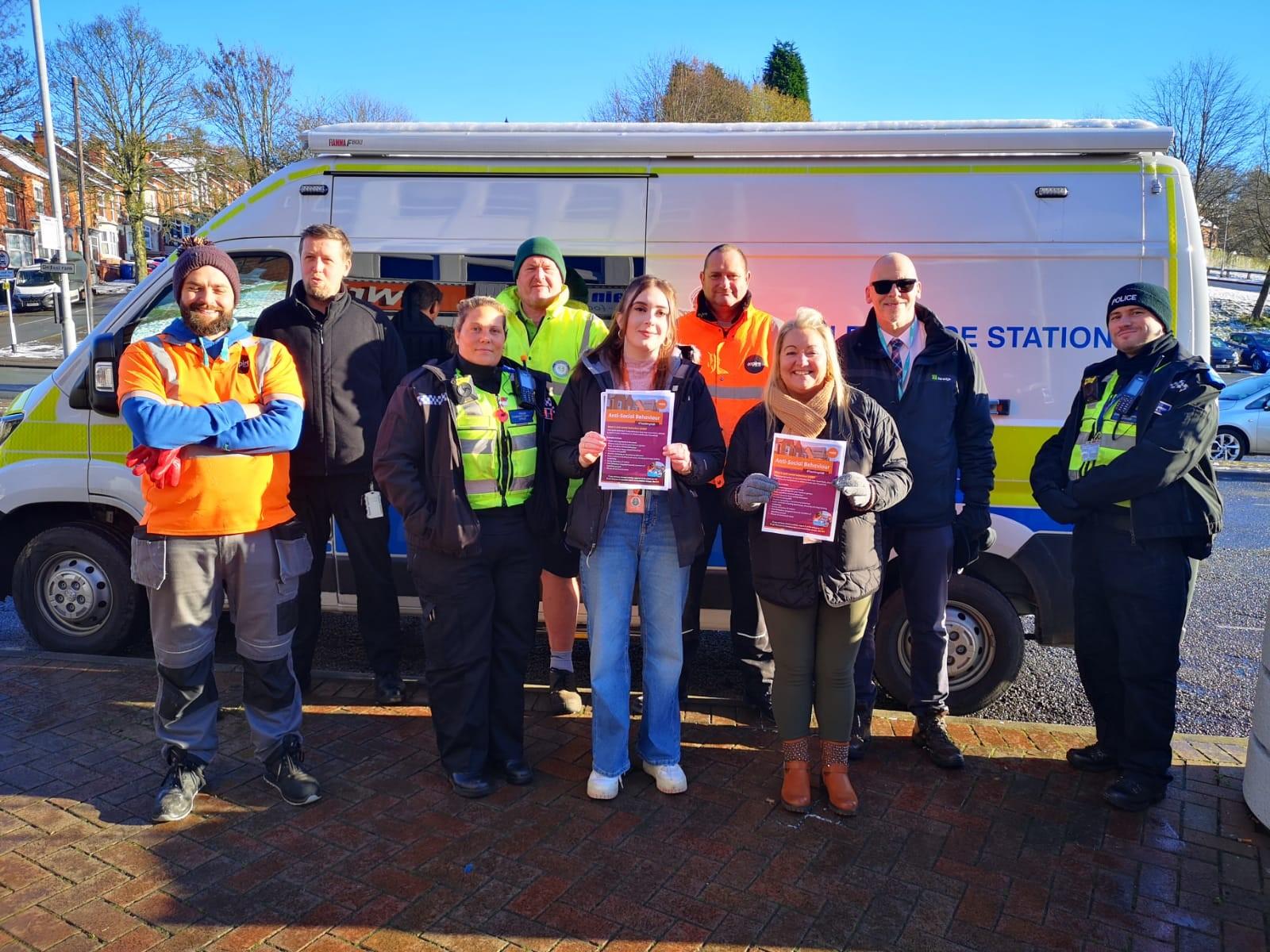 Residents are urged to report anti-social behavior to the council, or police.
