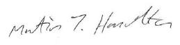 Martin Hamilton signature