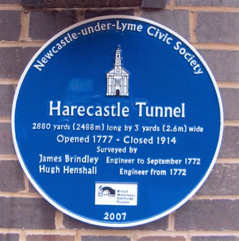 James Brindley plaque