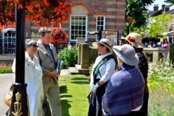 People at Newcastle in Bloom