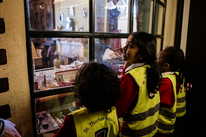 Children at a workshop
