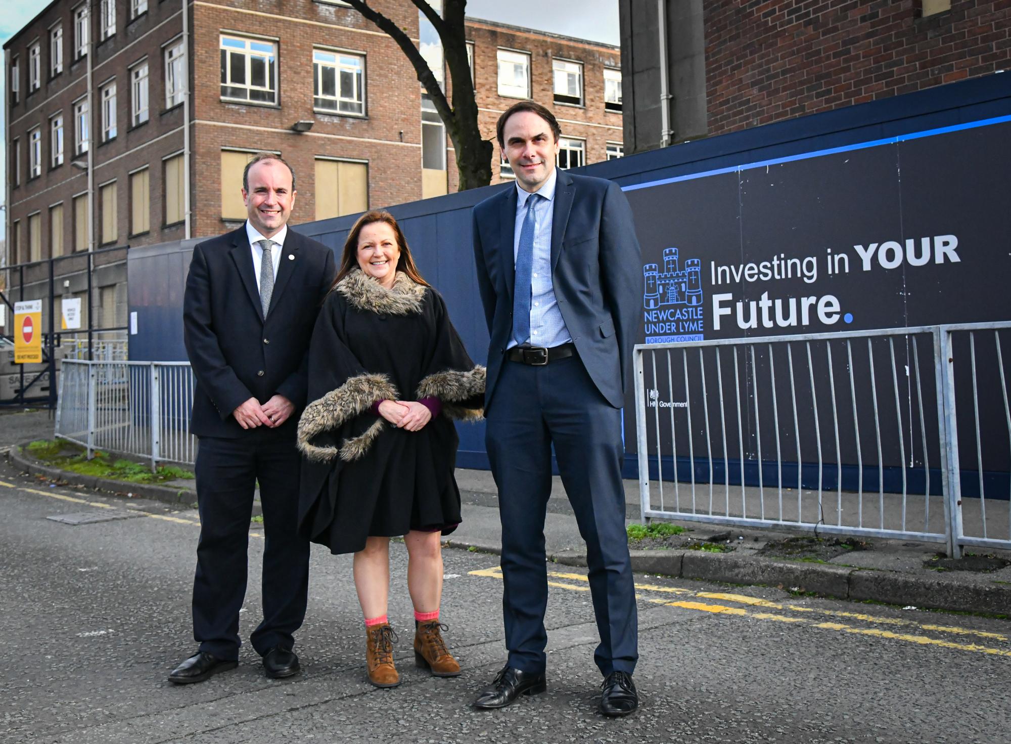 Council Leader, Aspire Housing, Ryecroft, Newcastle town centre, regeneration, collaboration hub