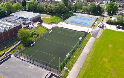 The King's CE Academy, 3G football pitch, multi-use games area, Kidsgrove, Town Deal, community use, PE lessons