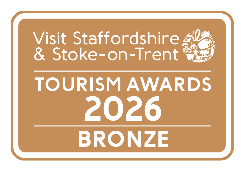Visit Staffordshire & Stoke-on-Trent Tourism Awards 2026 Bronze Award logo