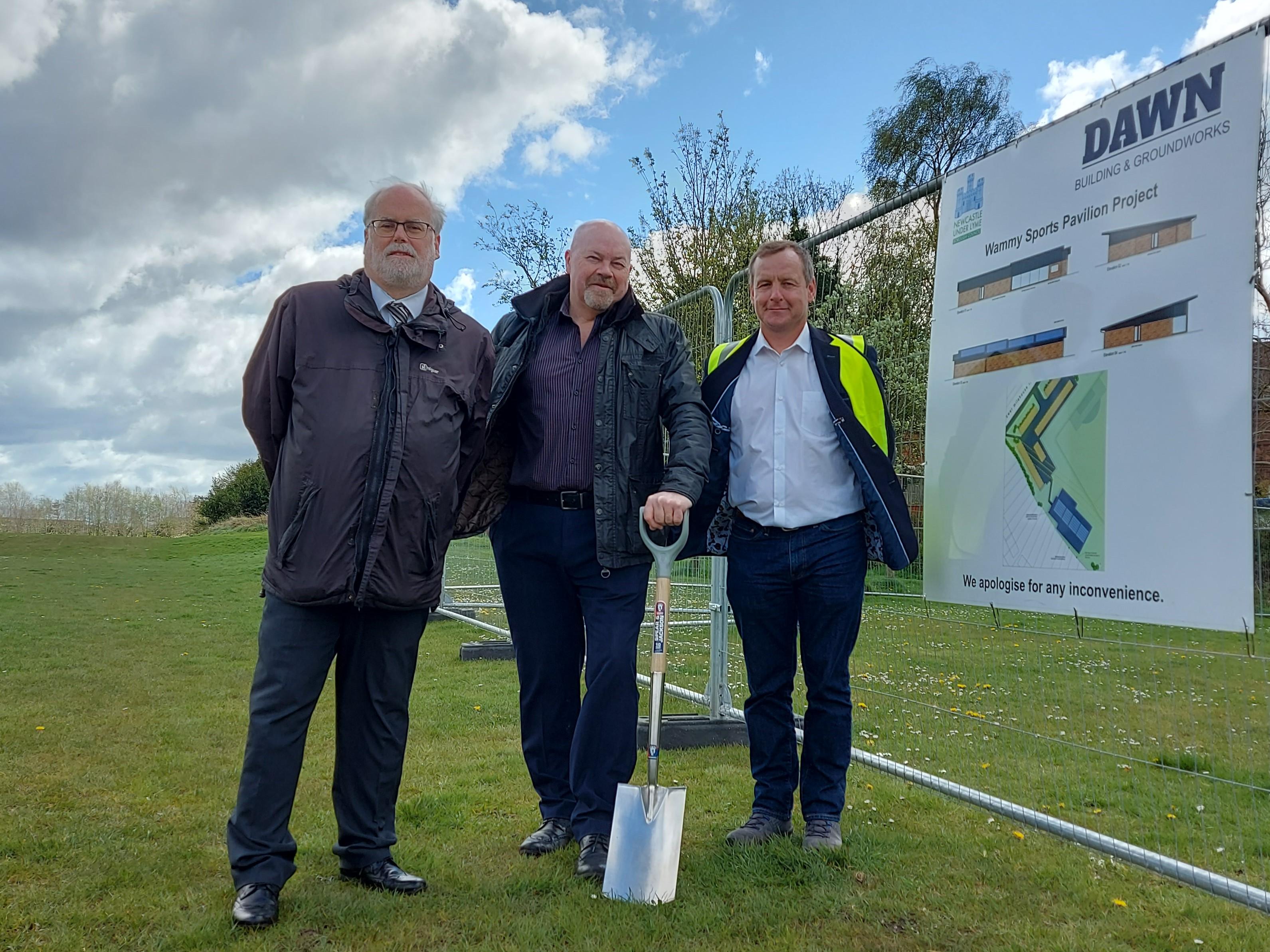 Footballers can soon enjoy a more comfortable playing experience now that building has started to create accessible changing rooms on a popular sports field in Knutton.