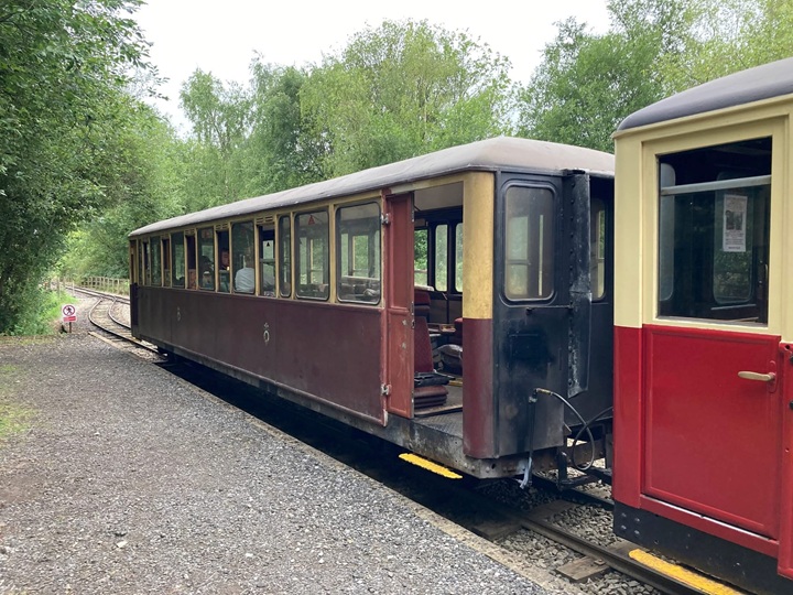 Wheelchair accessible train at Apedale Valley light railway