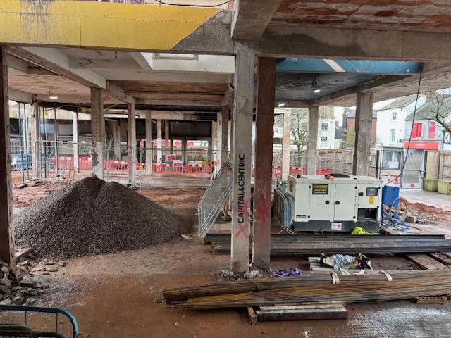 Initial progress at Astley Place, one of three sites undergoing regeneration in Newcastle town centre to accommodate hundreds of new homes, providing opportunities for new and existing businesses.