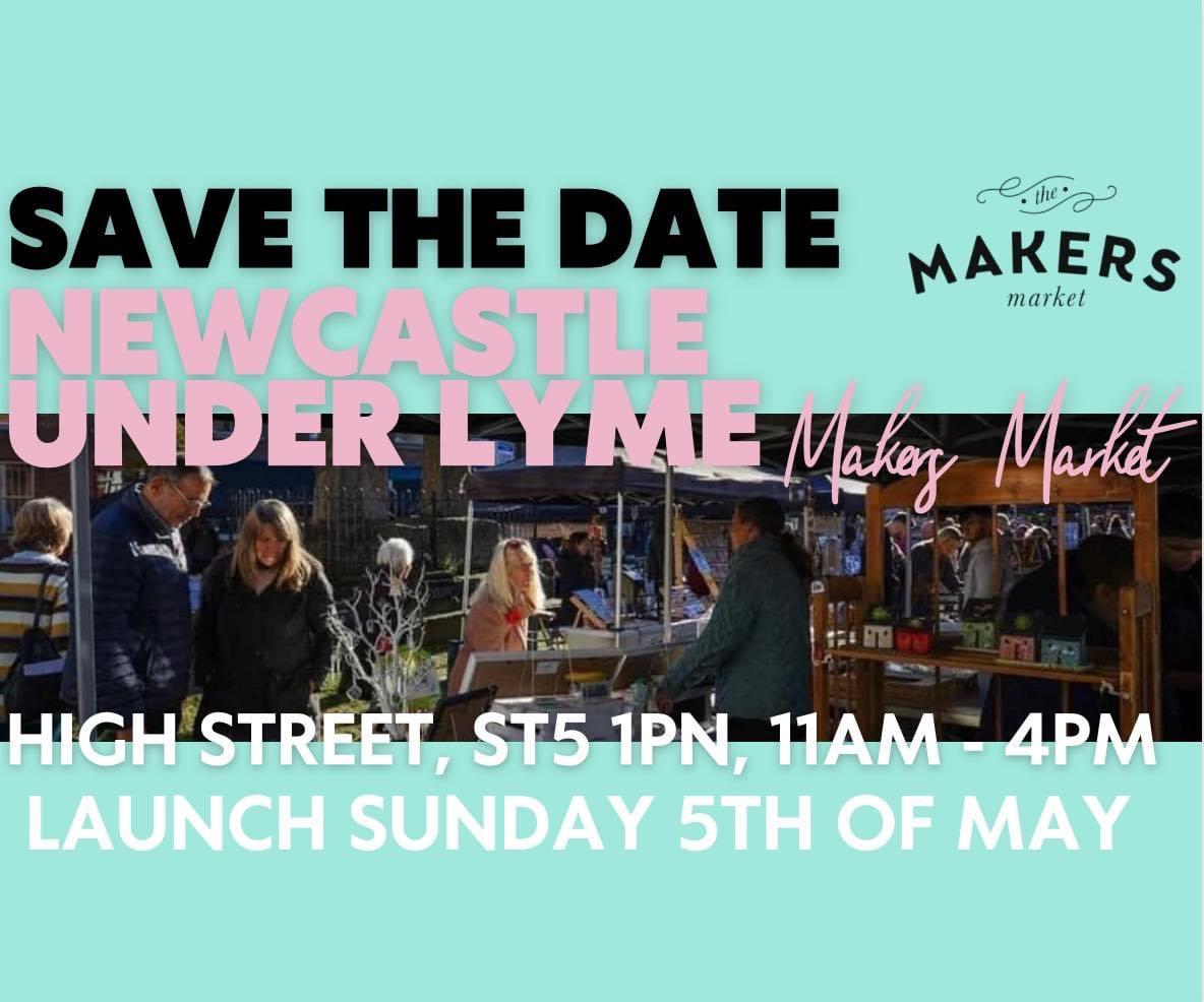 Newcastle-under-Lyme Borough Council, The Makers Market, artisan market, town centre, shopping, market