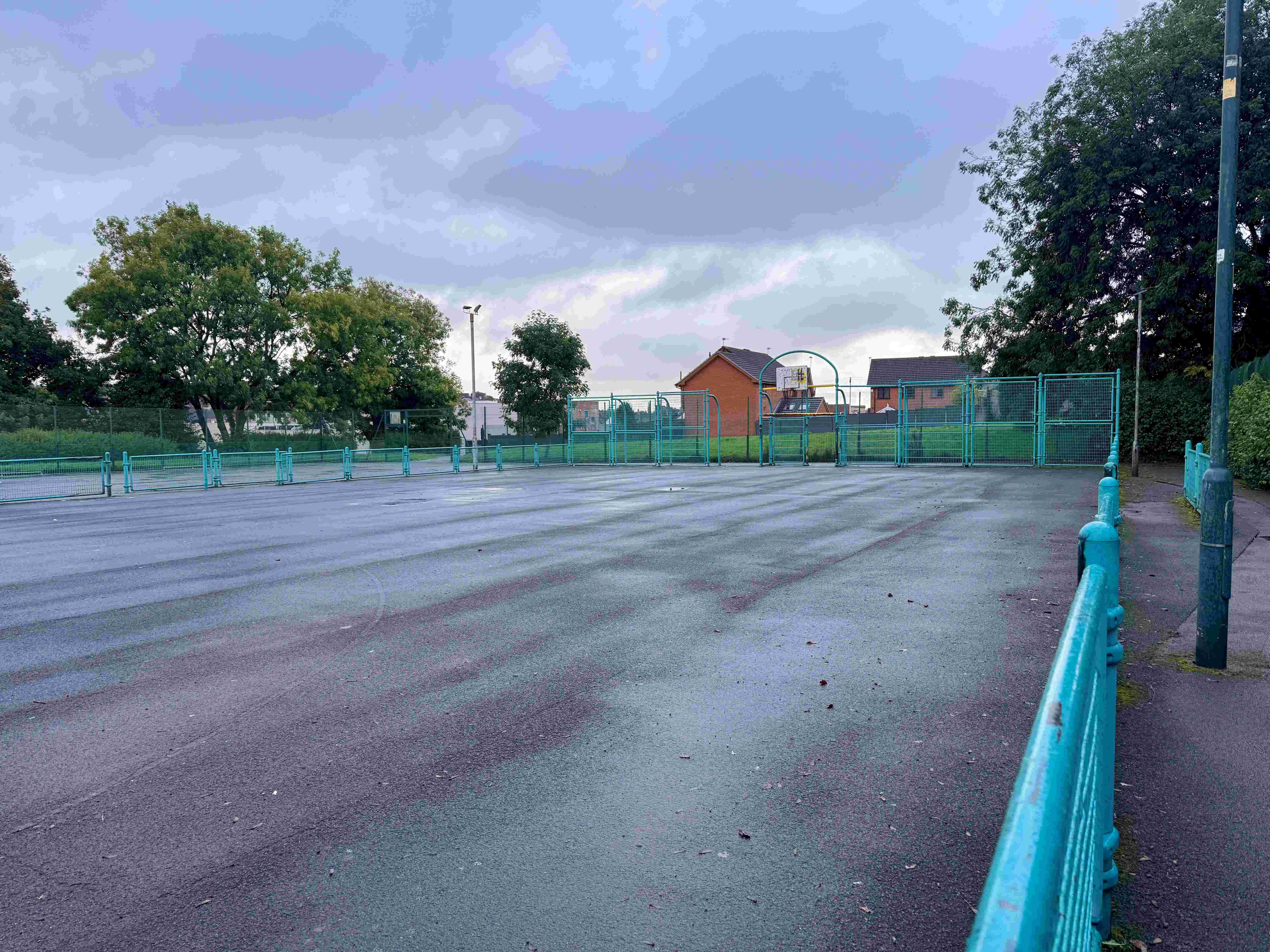 The multi-use games area will be upgraded as part of a major investment in Chesterton Park.